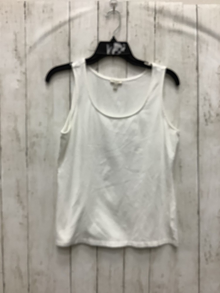Talbots White Tank Top Medium 0506-10