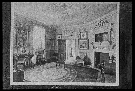 Photo:Mount Vernon Virginia George Washington Parlor Interior 1910s