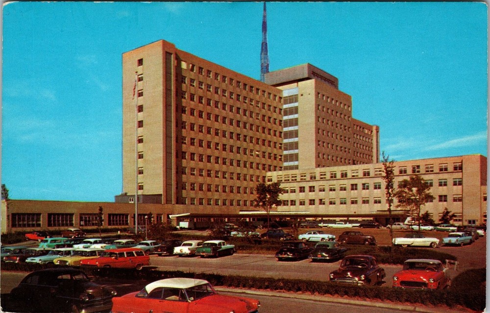 Pittsburgh PA-Pennsylvania, Veterans Hospital, Vintage Postcard