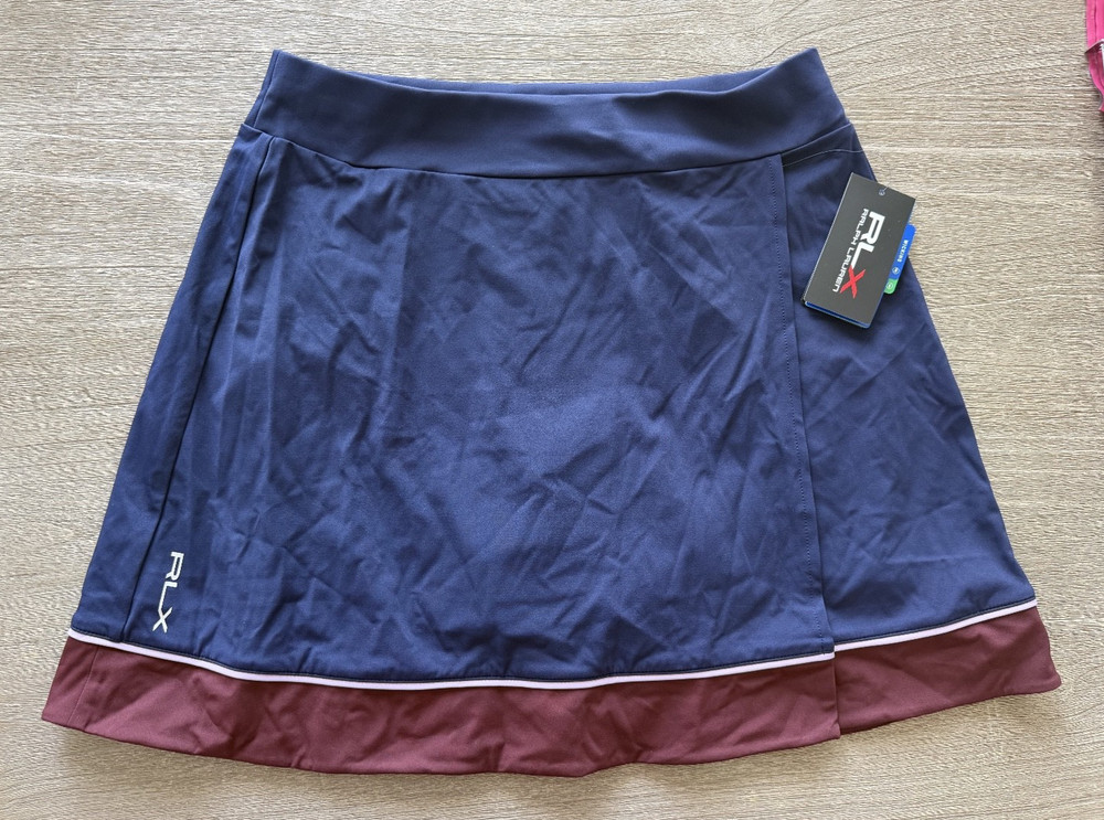 Women's Ralph Lauren Rlx Blue Golf Skort Skirt / Nwt / Medium