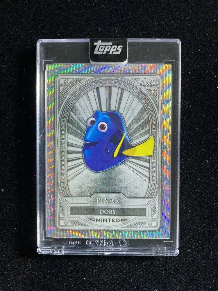 2025 Topps Chrome Disney Mint Wave Refractor #53 Dory 52/75 Sealed OC53