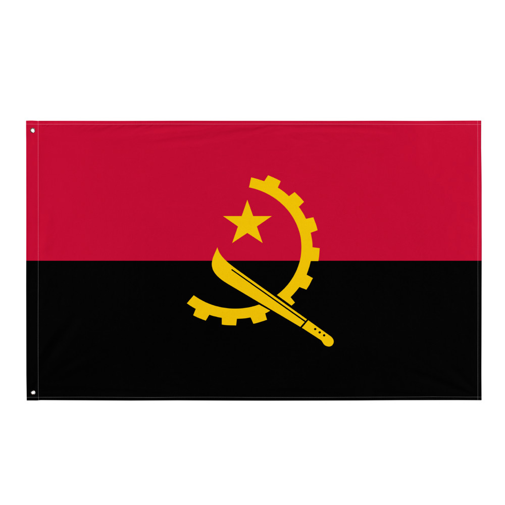 Angola Angolan Flag 3x5 ft | National Banner All Weather Double Stitched Outdoor