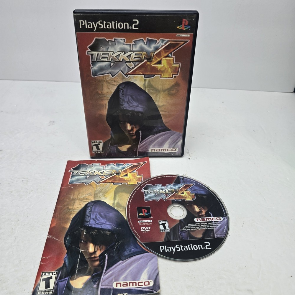 Tekken 4 (Sony PlayStation 2, 2002) Complete CIB