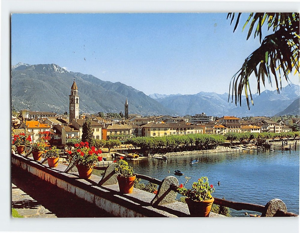Postcard Lago Maggiore Ascona Switzerland