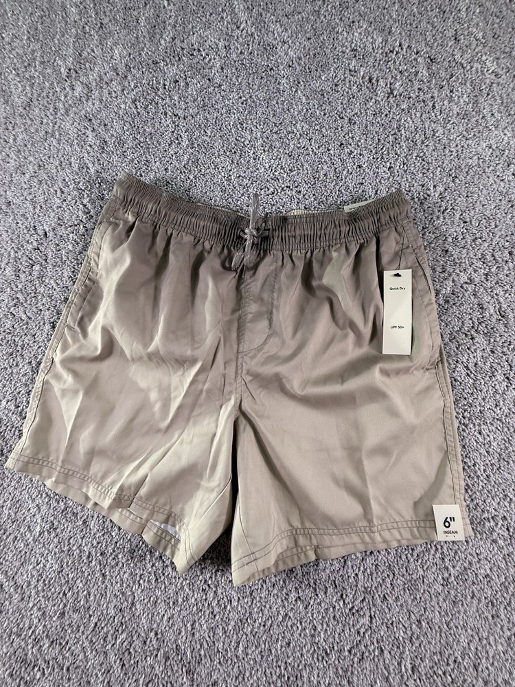 NWT No Boundaries Men’s Shorts Size Medium Beige Elastic Waist