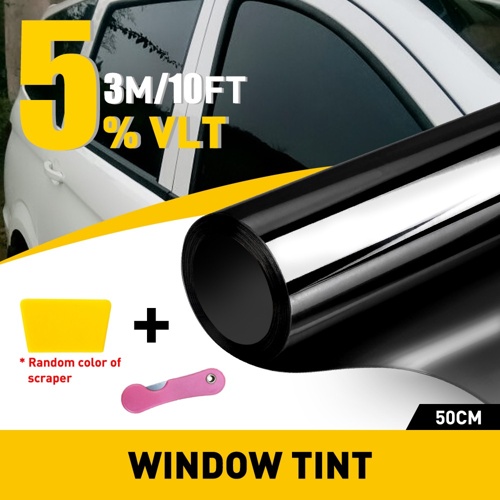 0.05 Honda VLT Carbon Film Window Tint PreCut Kit for All Side & Rear Glass