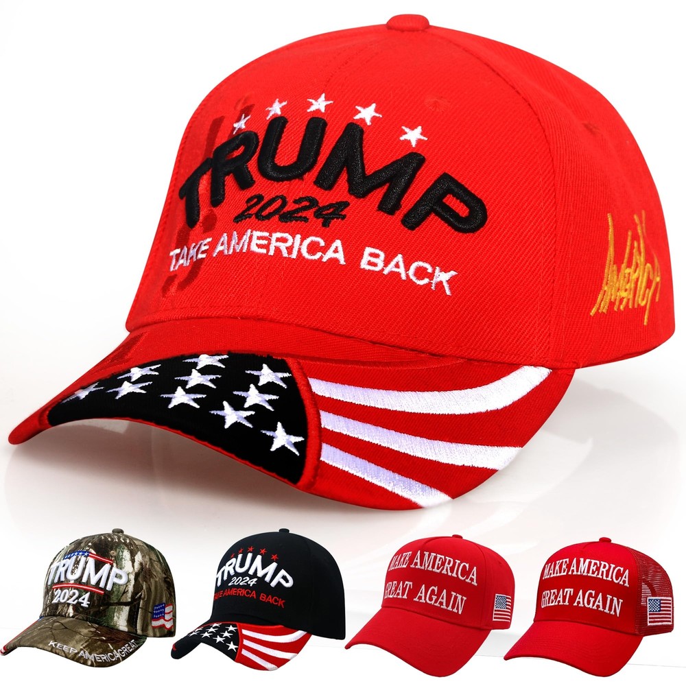 Trump Hat 2024 MAGA Hat Trump Merchandise Gifts Take America Back Make Americ...