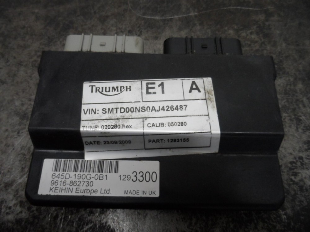 2010 Triumph Daytona 675 ECU T1293155 Used BB-4