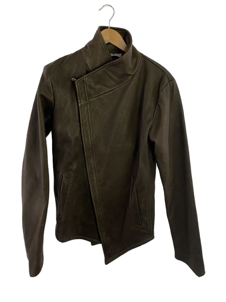 Yoshishi Brown Leather Blouson Jacket Brw 171