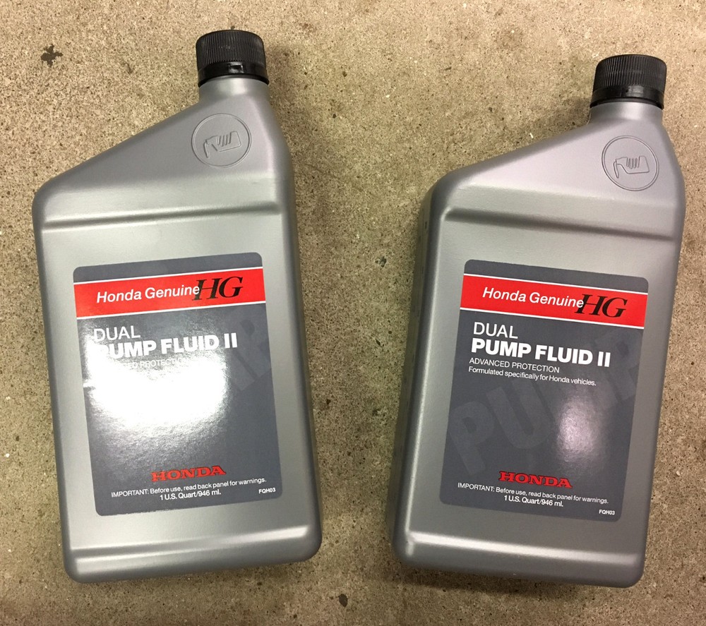 Genuine OEM Honda Rear Differential Two Quarts Dual Pump 2 AWD Fluid 2 Pack