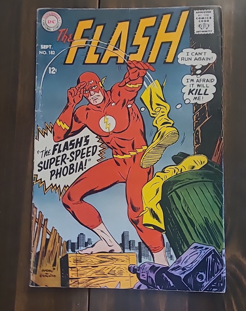- - - The FLASH #182 ... 1968 ... Abra Kadabra-image
