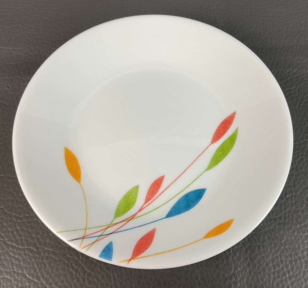 Corelle Rainbow Bread & Butter Plates RARE (Set Of 3)