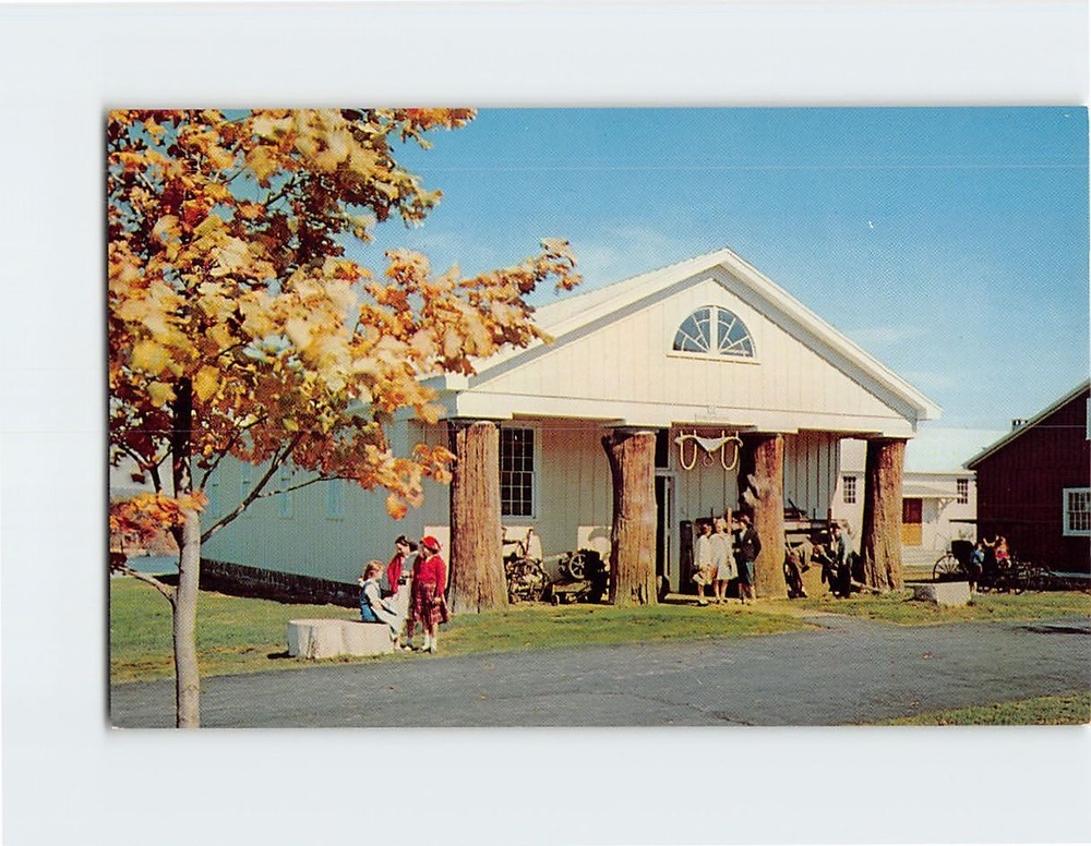 Postcard Pioneer Building Old Museum Village Smith's Clove Monroe New York USA