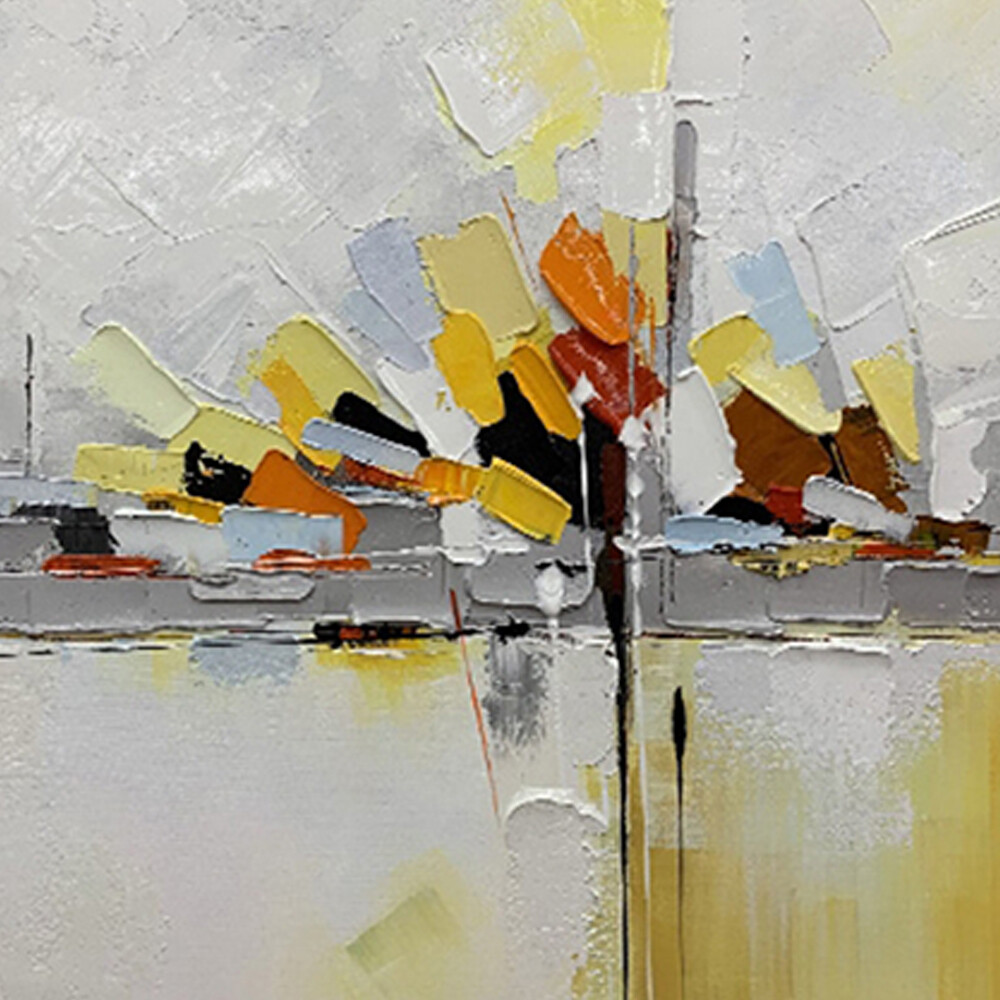 Abstract Oil Painting Hand Painted Unframed Wall Art High Quality Handmade