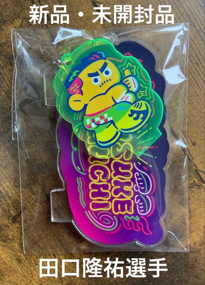 New Japan Pro-Wrestling BOSJ33 Ryusuke Taguchi Acrylic Keychain Unopened