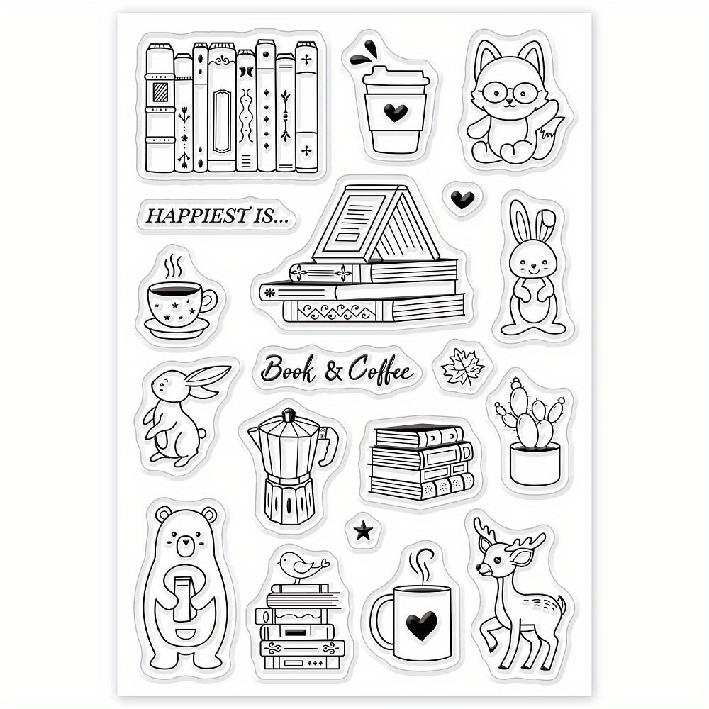 DIY PVC Plastic Stamps for Scrapbooking Cards Photo Albums