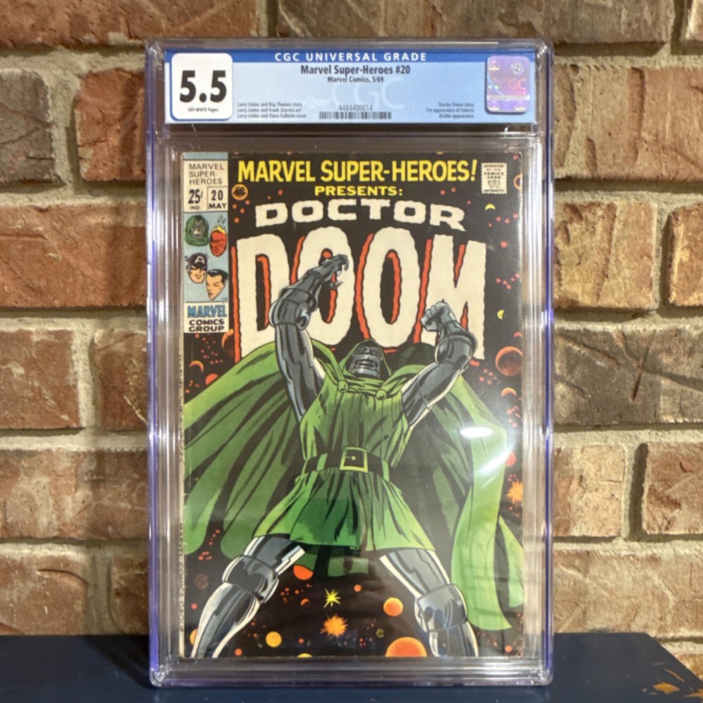 Marvel Comics Marvel Super-Heroes #20 CGC 5.5 Doctor Doom 1969 1st Appearance