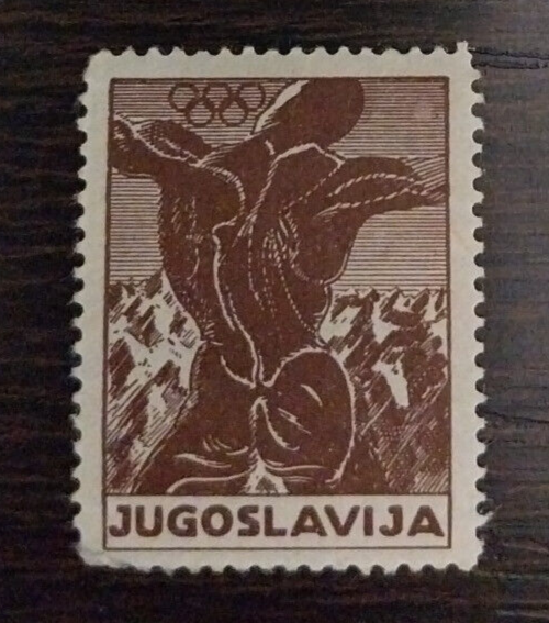 1936 Yugoslavia Slovenia charity stamp for Berlin Olympics R
