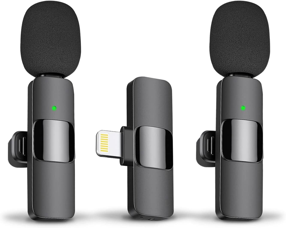 Professional Wireless Lavalier Lapel Microphone Cordless Omnidirectional Condens