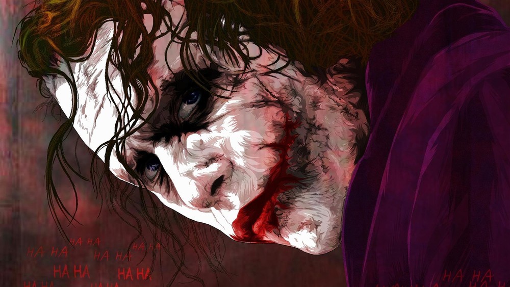 Joker Heath Ledger Metal Art Print Comics Poster 8in x 12in Lot Up