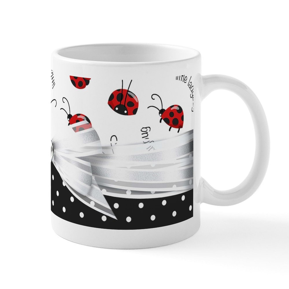 CafePress Little Ladybugs Mug 11 oz Ceramic Mug (1608618187)
