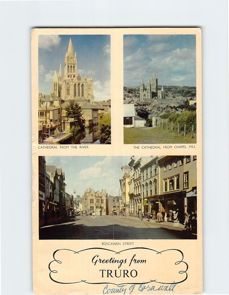 Postcard Scenes & Views Truro Cornwall England