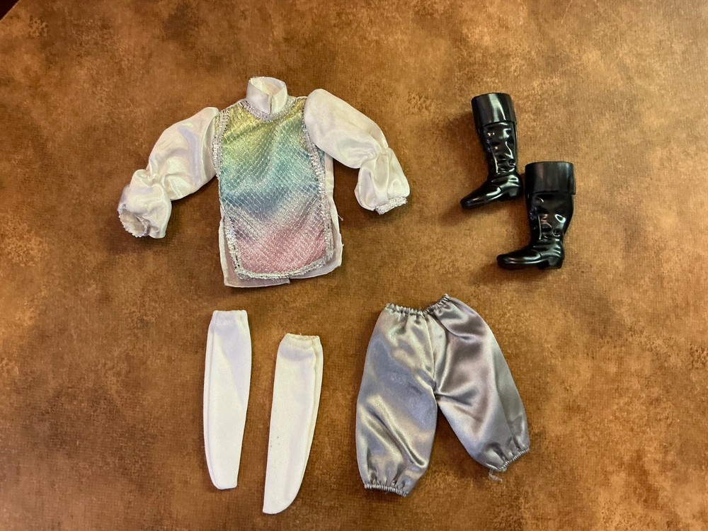 Mattel Barbie Ken Doll Clothes Prince King Shirt Pants Socks Shoes Set Lot