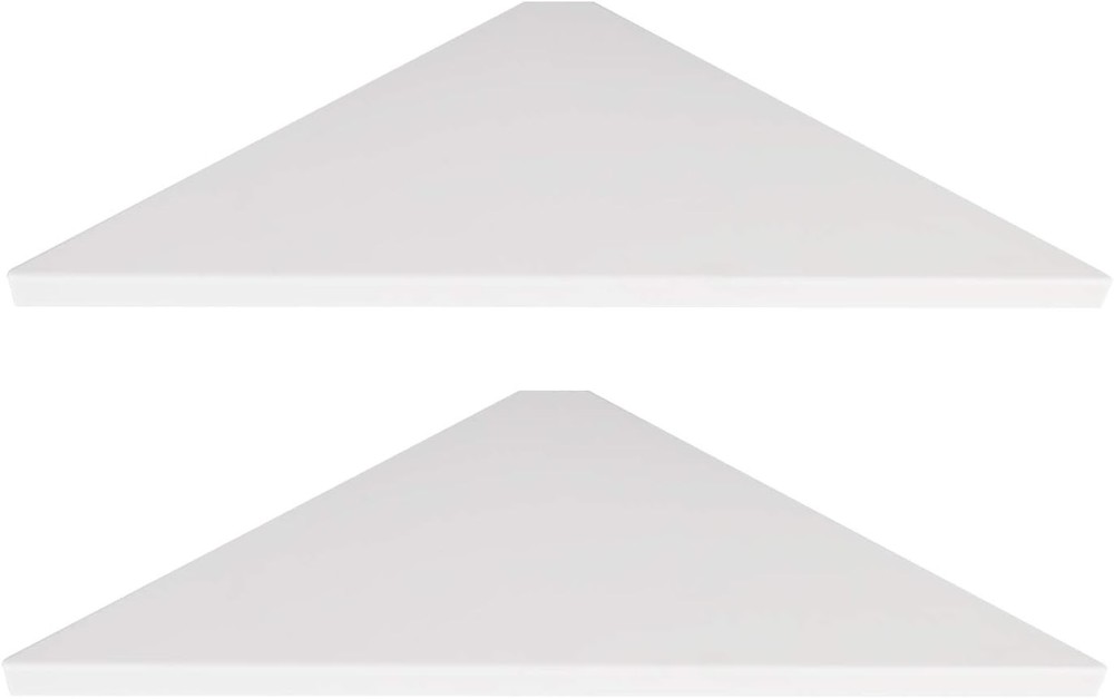 evron Corner Mounting Shelf Set of 2 – Easy to Install Floating Wall Shelves w