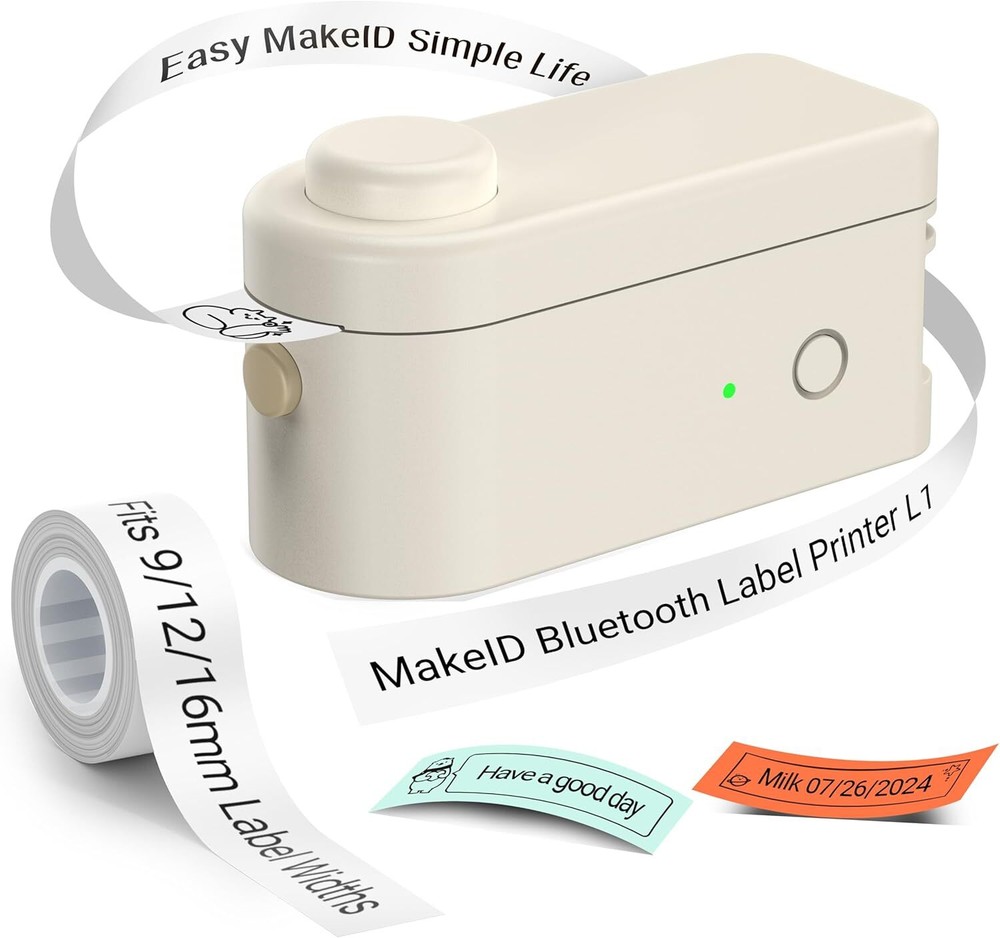 Portable Wireless L1 Label Maker Machine for Home School Office Organization