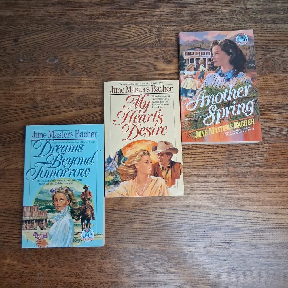 June Masters Bacher 3 Book Lot Christian Romance Journey to Love Set