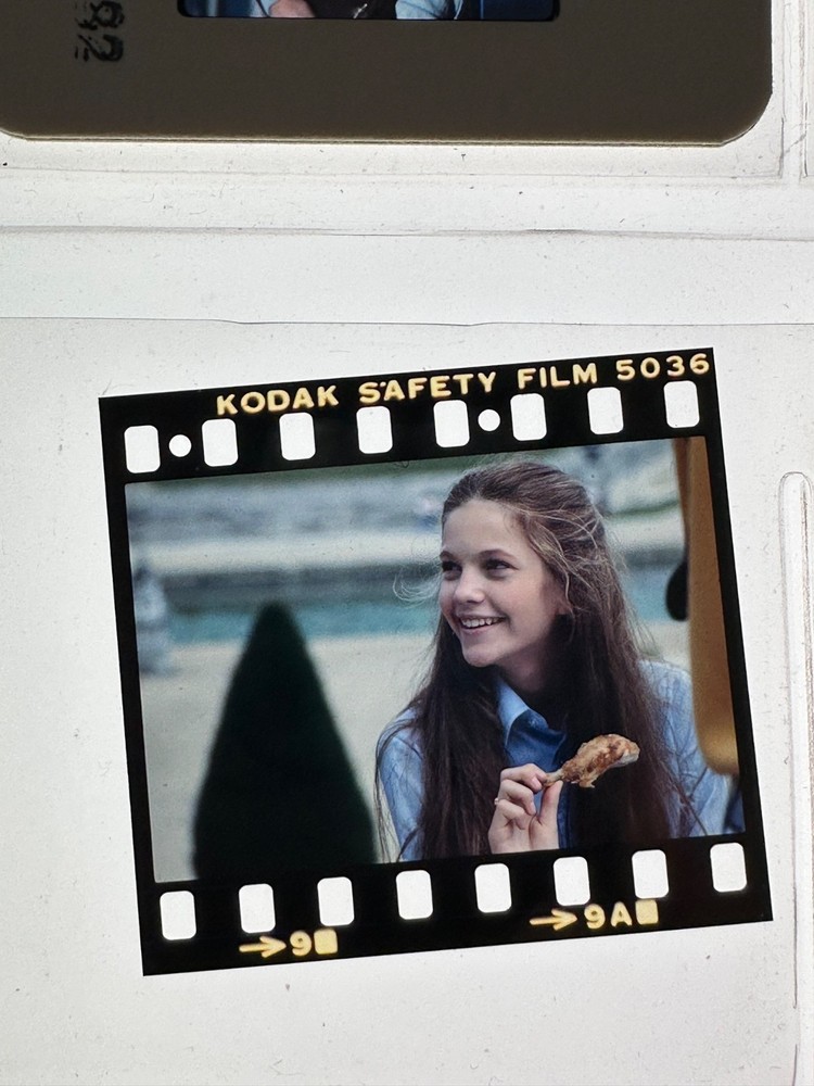 DIANE LANE OUTSIDERS PRESS KIT VINTAGE  35mm SLIDE TRANSPARENCY PHOTO 45