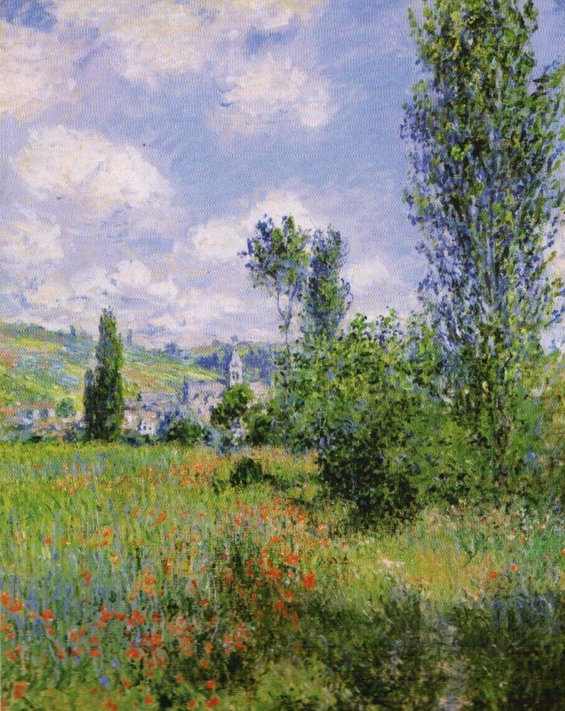 Claude Monet: View of Vetheuil Painting - 8