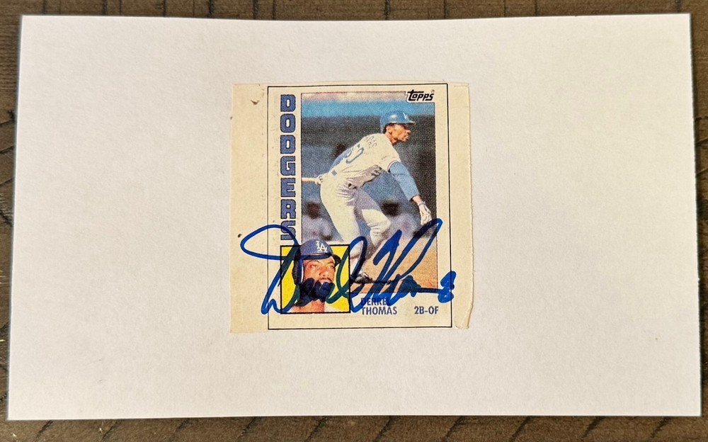 Derrel Thomas Signed 3