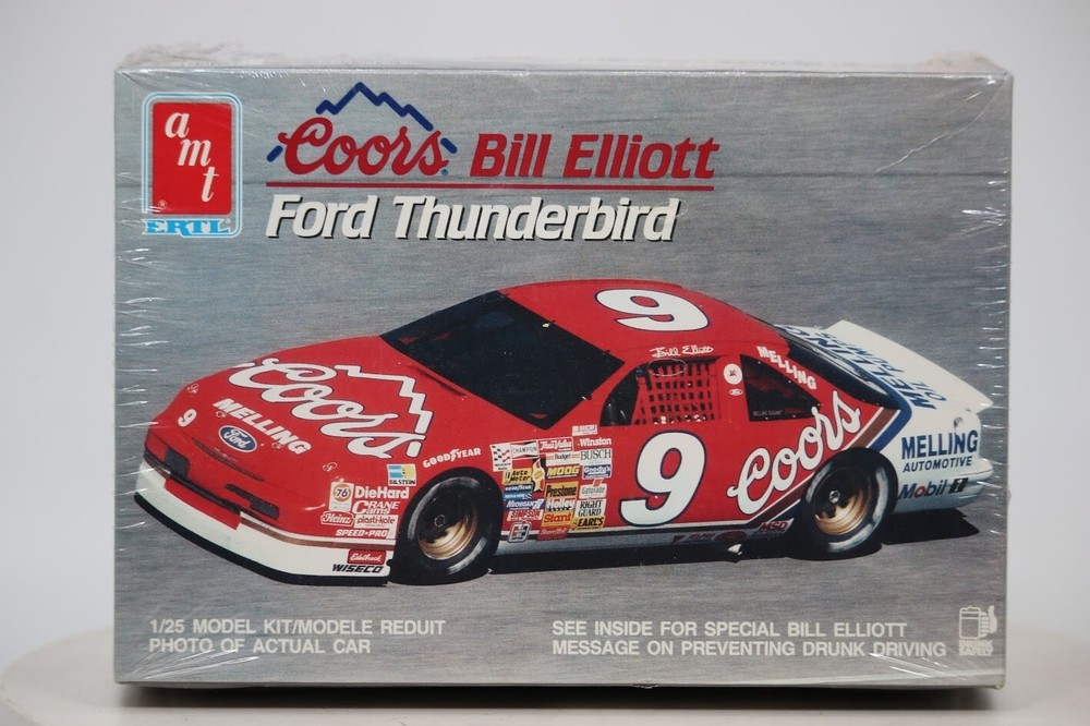 NEW AMT ERTL COORS BILLL ELLIOT FORD THUNDERBIRD CAR #6962