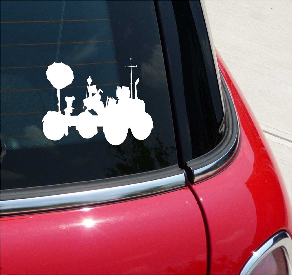 NASA Moon Rover Space Graphic Decal Sticker for Car or Wall Decor