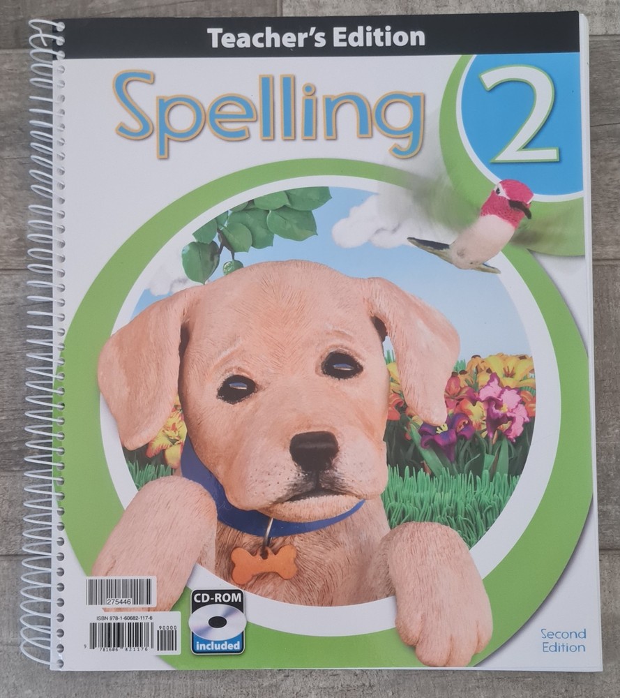 BJU Press Spelling 2 Teacher’s Edition w/CD 2nd Edition 2012 Grade 2 Spiral