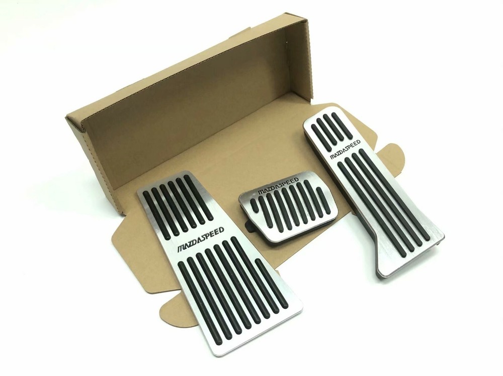 Fit For Mazda 2 3 6 CX-5 Accelerator Pedal Brake Pads Footrest Cover