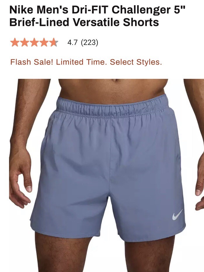 NWT Nike Men XXL Challenger 5