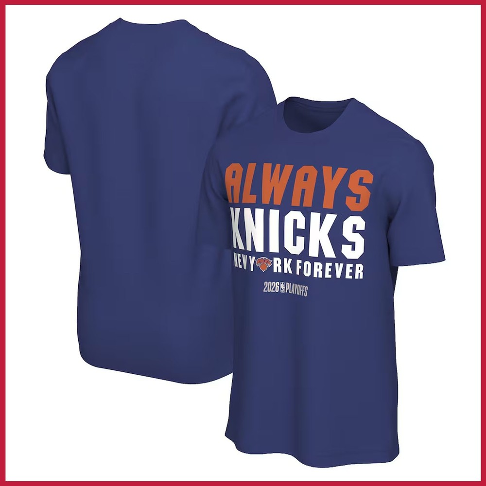 NY Knick$ Unisex 2026 Playoffs Mantra Forever T-Shirt Reprint Gildan All Size