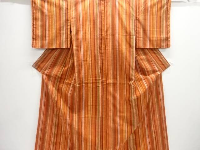 Sou Handwoven Striped Silk Kimono Size 161cm Very Good Condition
