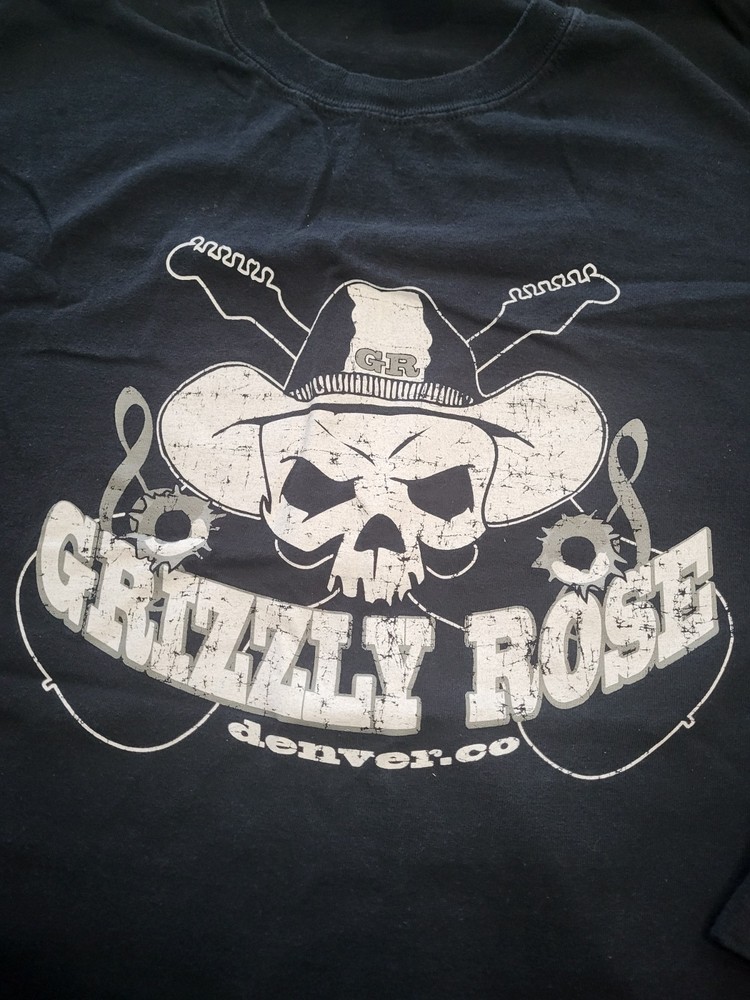 VTG 90s Grizzly Rose Denver Colorado Men T-Shirt Single Stitch Size XXL
