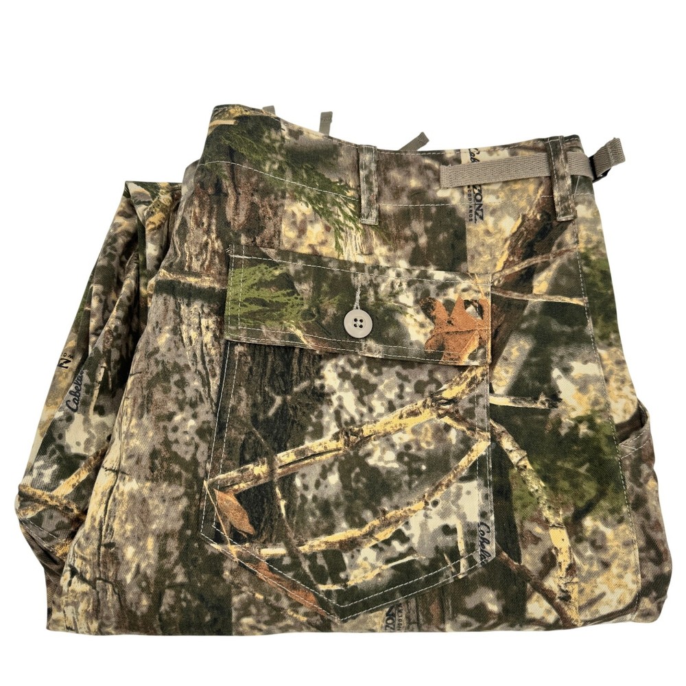 Cabela's Hunting Pants Mens 42 (42x32.5 ACTUAL) Zonz Woodlands Color Phase Camo