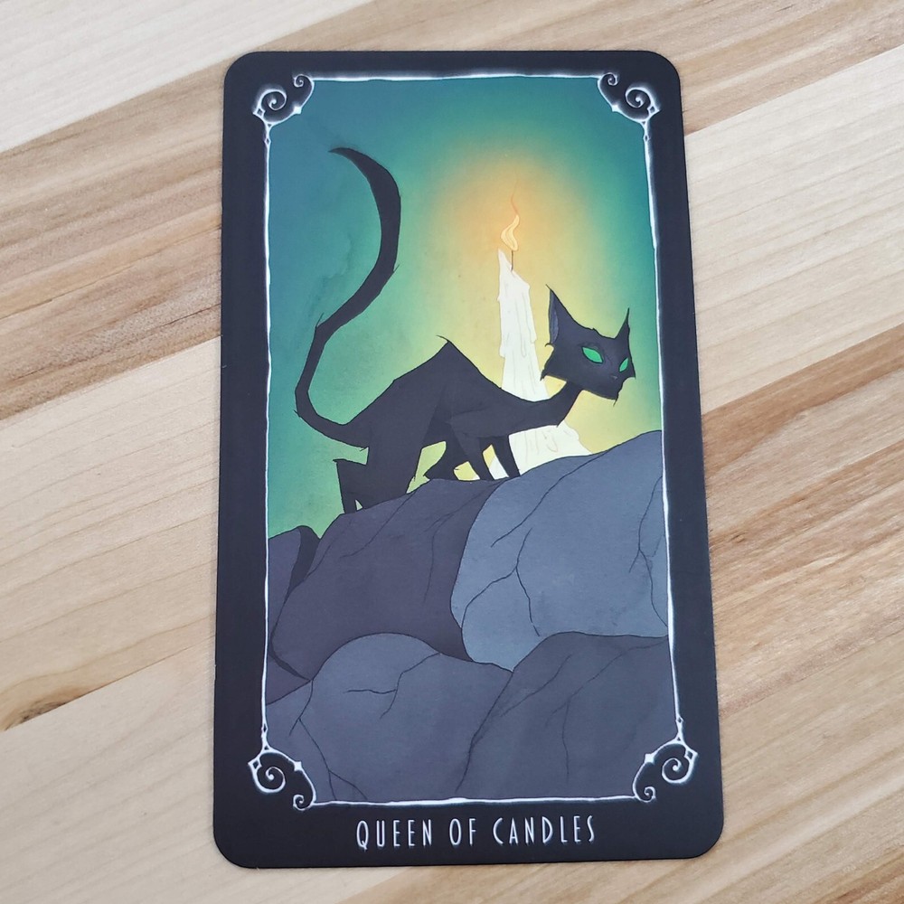 Nightmare Before Christmas Queen of Candles Tarot Card