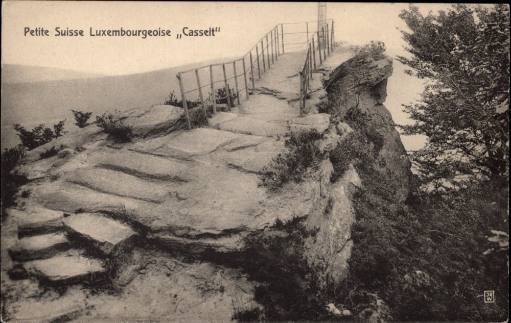 Petite Suisse Luxembourgeoise Cassel vintage postcard s251