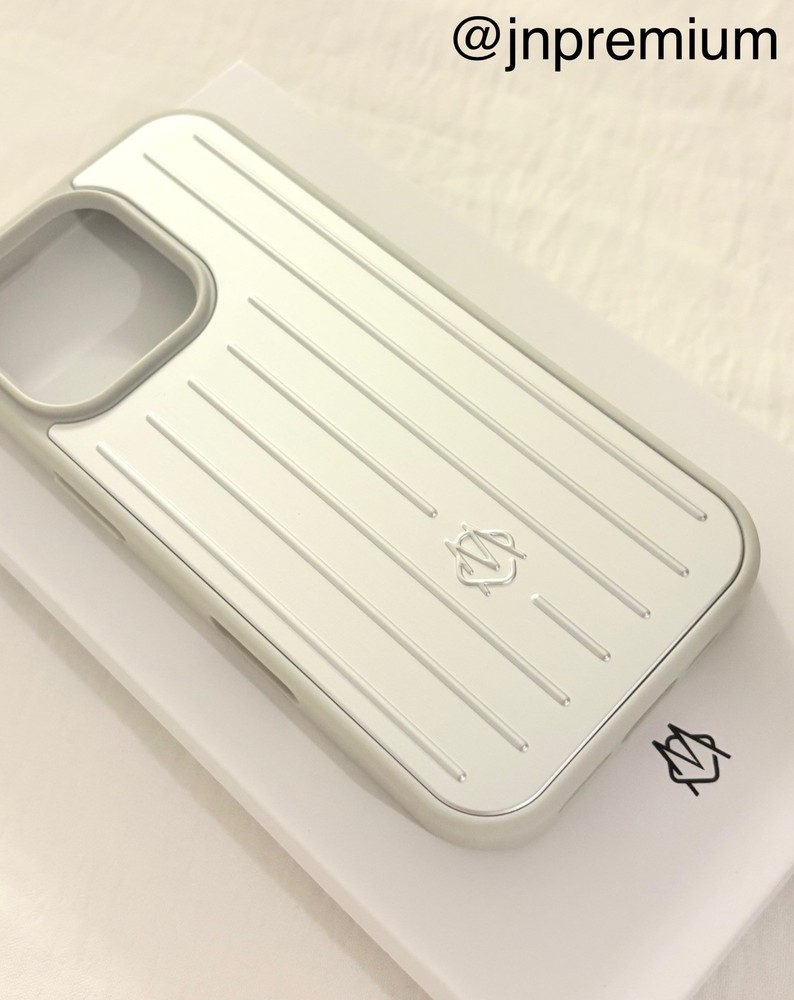 RIMOWA iPhone 16 Pro Case Silver Aluminium | Made in Germany | Brand New