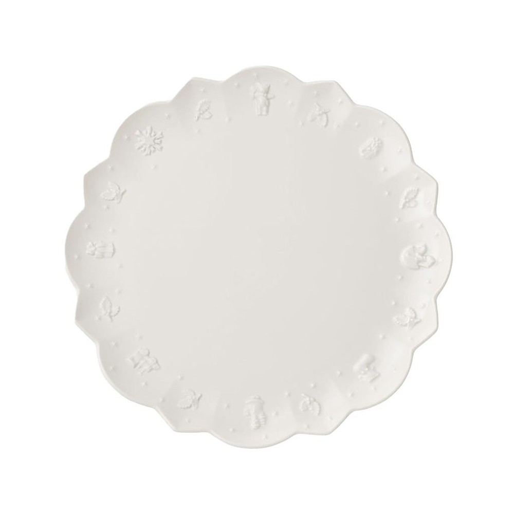 Multi-Colour White Decorative Plate for Stylish Dining