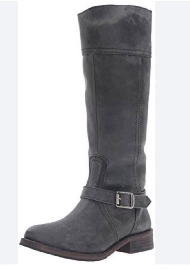 Men's Grey Wolverine Leather Boots Size 9.5 New