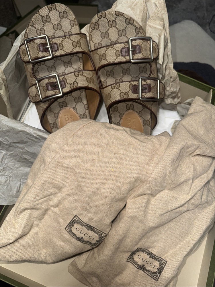 Gucci women's luxury slides with iconic design