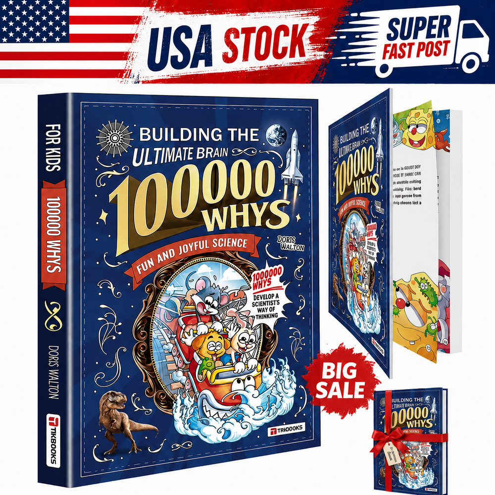 Children's Encyclopedia 100000 Whys Kids Book Ages 6-12 Extracurricular Reading