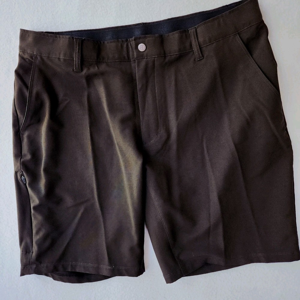 BYLT Basics Men's Black Shorts 38/9 Performance Stretch Golf Casual